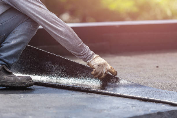 Professional Vapor Barrier Installation technician working in Chase, MI